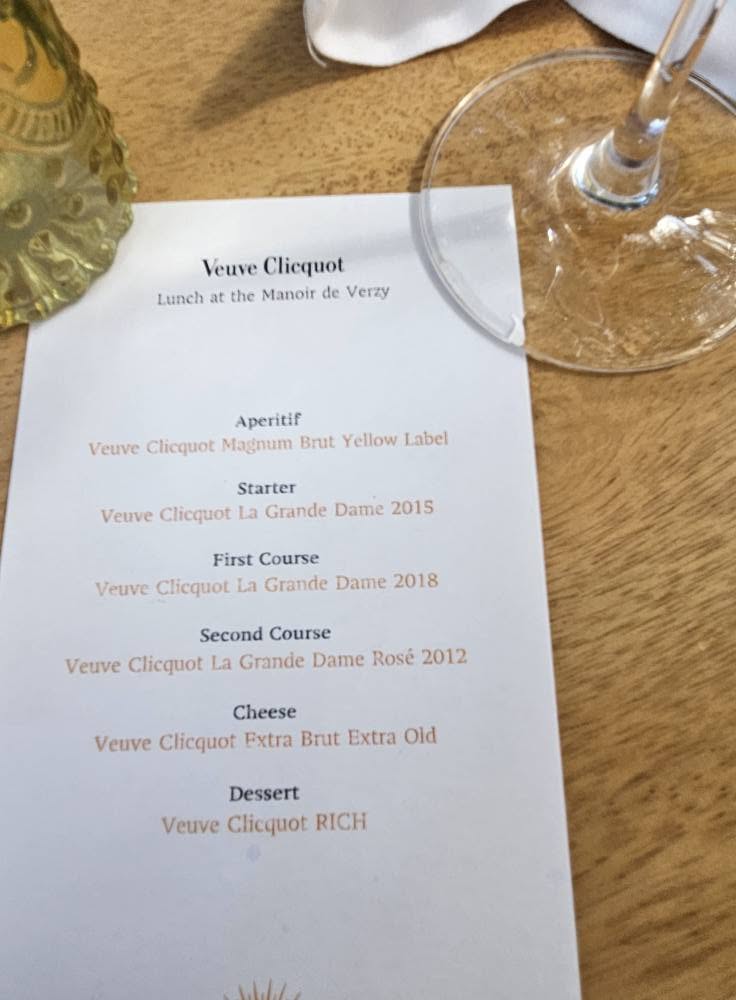 A tasting menu